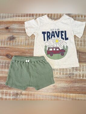 Old Navy & Wonder Nation Baby Boys Outfit Set